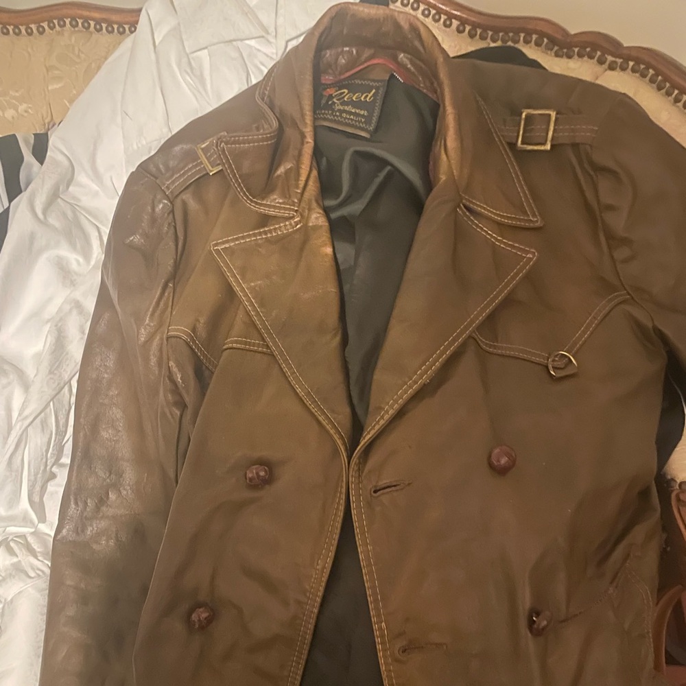Reed Classic Brown Trench Coat